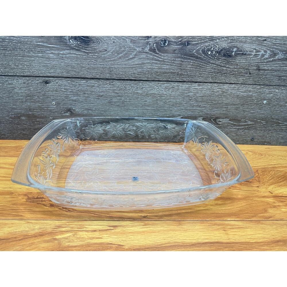Princess House Fantasia Rectangular Baker Large Lasagna Dish 18x12x3.5”~New